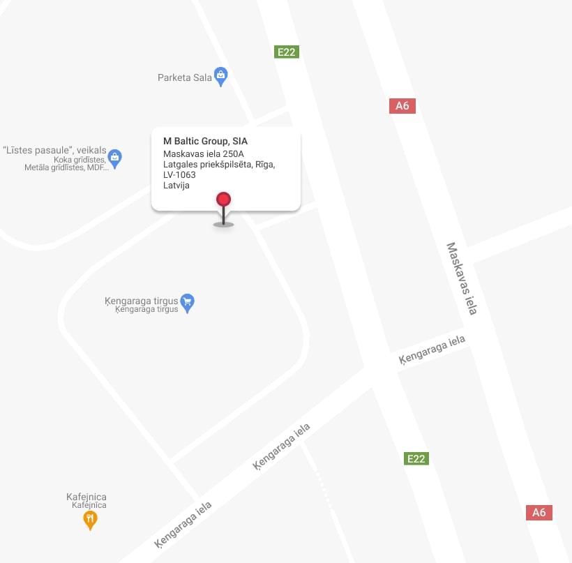 M Baltic Group - map